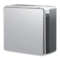 Изображение Выключатель одноклавишный Gallant (серебряный) W5010006